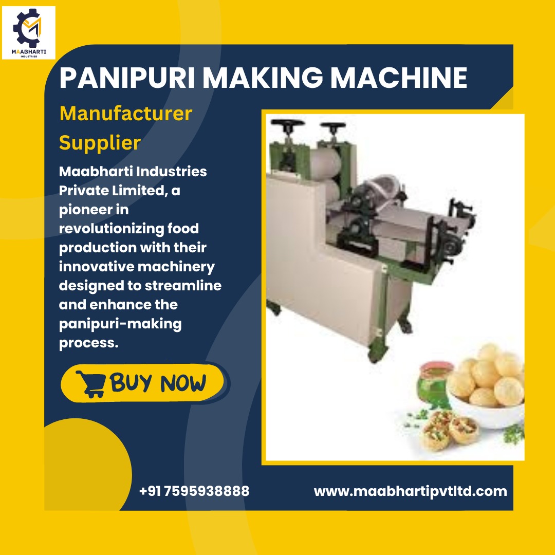 Hygienic Pani Puri Machine